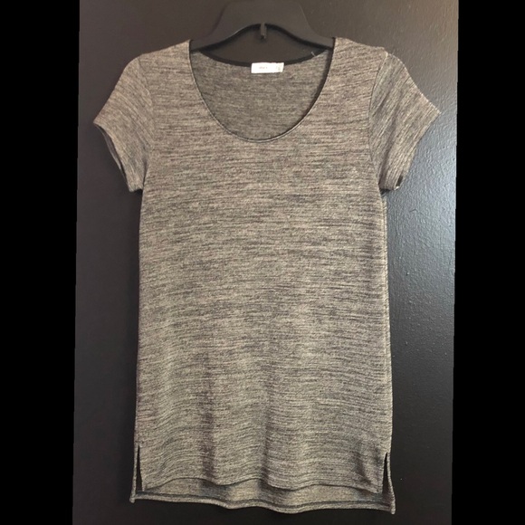 Vince Tops - Vince. Short Sleeve Scoop Neck Tunic Shirt